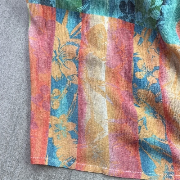 🔆O’NEILL🔆 JENNIFER MAXI DRESS vacation adjustable floral Hawaiian Maxi - Picture 12 of 16